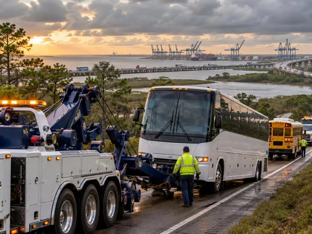 Bus Towing in Mobile, AL