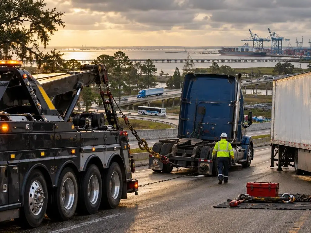 Semi Truck Towing in Mobile, AL